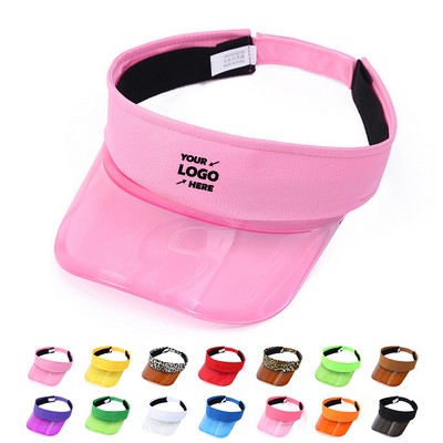 Clear Sun Visor Adjustable Golf Hats