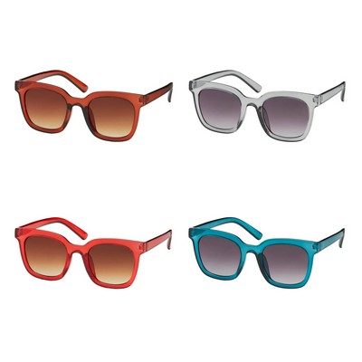 Rose Women's Square Crystal Colors Sunglasses
