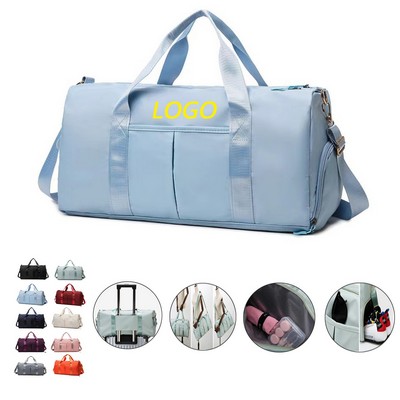 Large Capacity Wet And Dry Separation Sports Travel Bag