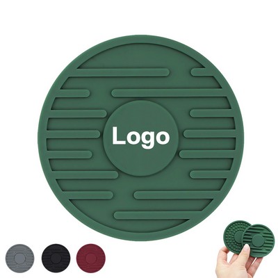 3mm Striped Car Cup Coasters - 4 Colors