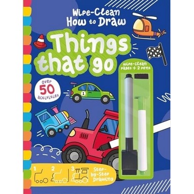 Wipe-Clean How to Draw Things That Go