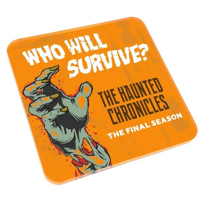 Acrylic Beverage Coaster With Feet