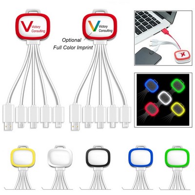 Flashing 4-in-1 Charging Cable