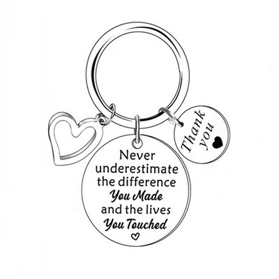 Appreciation Gifts Thank You Keychain