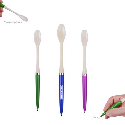 White Spoon Shaped Pen
