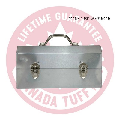 Original 14" Plain Aluminum Lunchbox