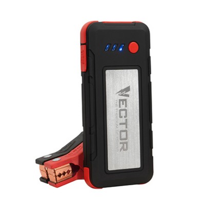 Rechargeable Vector® 1200 Peak Amp Jump Starter, Dual USB