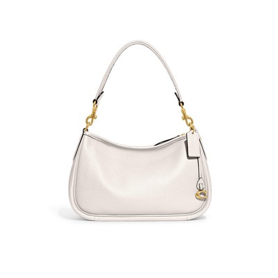 COACH Soft Pebbled Leather Cary Crossbody - Chalk/Brass