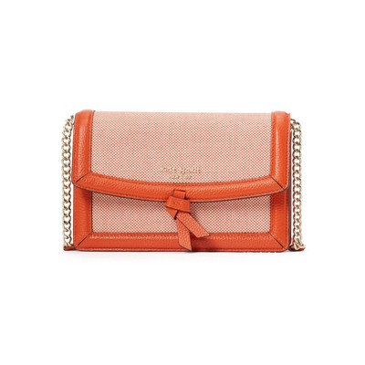 kate spade new york Knott Canvas Flap Crossbody - Dried Apricot