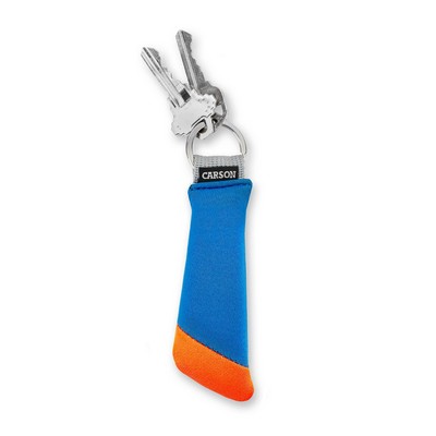 Carson Floating Keychain - Orange/Blue