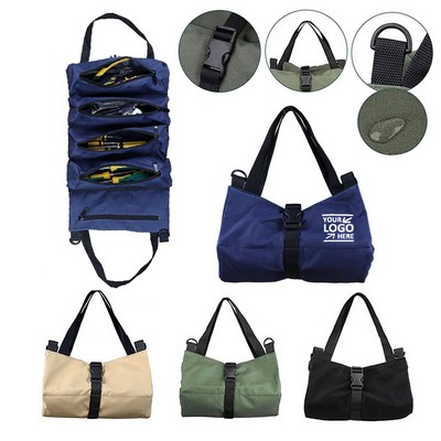 Large Capacity Hardware Tool Roll Bag