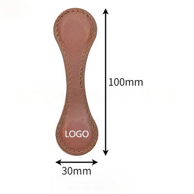 Vintage Crazy Horse Leather Magnetic Bookmark Clip