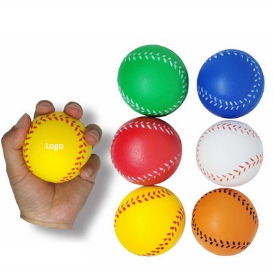 Baseball Shaped PU Foam Stress Ball