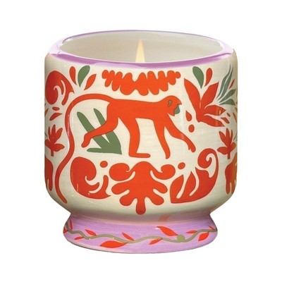 A Dopo 8 Oz "Jungle" Ceramic Candle - Coconut & Amber