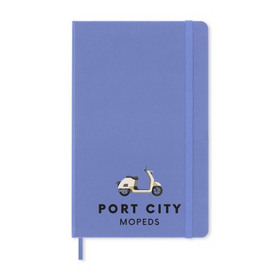 Moleskine® Hard Cover Ruled Large Notebook - Hydrangea Blue