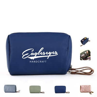 Waterproof Nylon Soft Cosmetic Bag