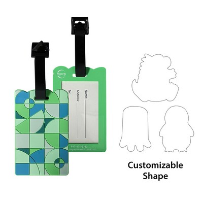 Fully Customized Silicone Luggage Tag