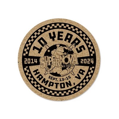 1" Kraft Paper Stickers