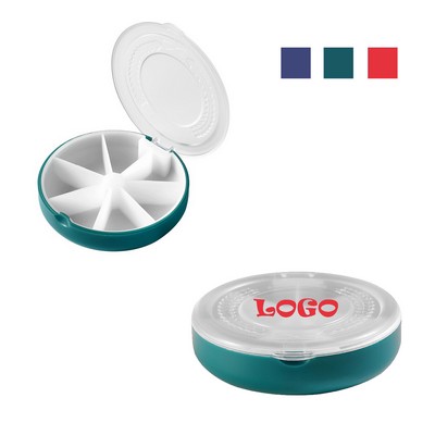 Round Weekly 7 Day Pill Organizer