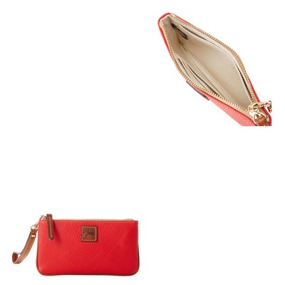 Dooney & Bourke Pebble Grain Medium Wristlet - Red