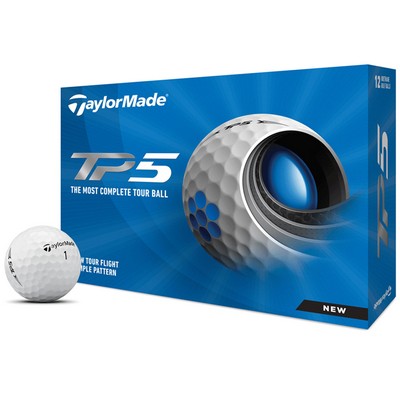 Taylormade Tp5 21 White Golf Balls - 1 Dozen