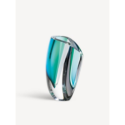 Kosta Boda Mirage Vase Xl Blue/Green