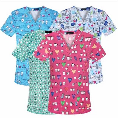 Pure Cotton Scrub Top
