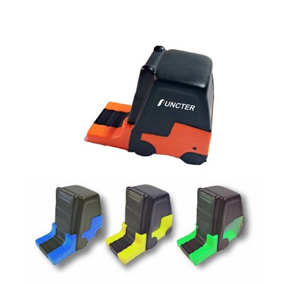 Forklift Stress Reliever Foam Toy Forklift Model Decoration Pressure Relief Grip Ball