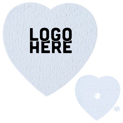 Custom Heart Shaped Jigsaw Puzzle