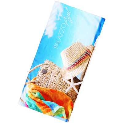 Dye Sublimated Small Beach Towel