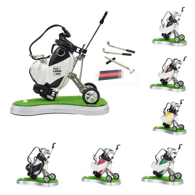 Golf Bag Pen Holder w/3 Pen