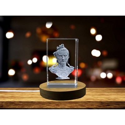Gaius Caesar Augustus Germanicus 3D Engraved Crystal Trophy - Gift for History Enthusiasts