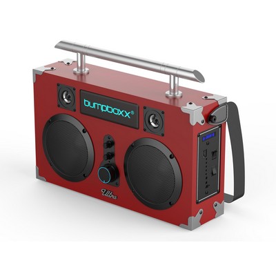 Bumpboxx Utra Bluetooth Boombox, Red