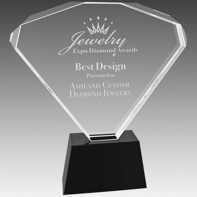 Crystal Fan with Base