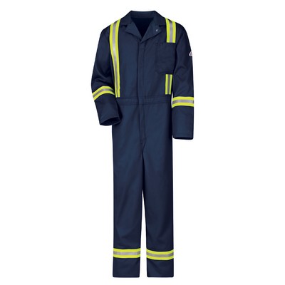 Bulwark - Men's Midweight Excel Flame-Resistant Reflective Classic Coverall