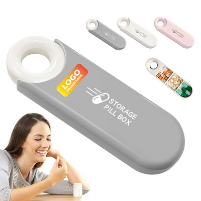 3 Compartments Portable Medication Dispenser