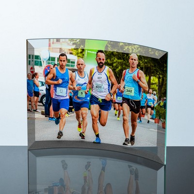 8" x 6" Curved Award Sublimated