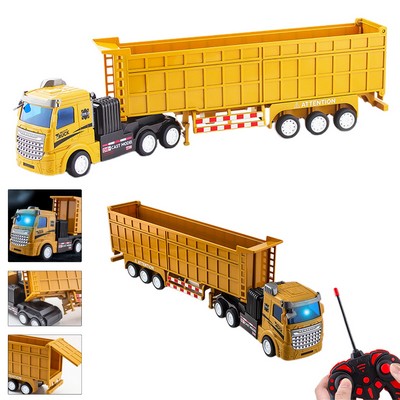 Children'S Inertia Semi Trailer Truck Toy