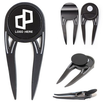 3-In-1 Magnetic Golf Divot Tool W/ Bottle Opener