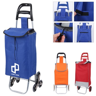 Folding Beach Wagon W/ Side Umbrella Holders