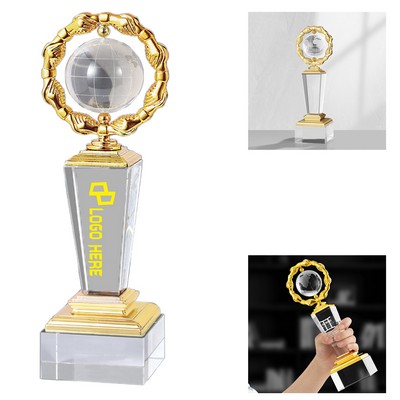 Globle Honor Crystal Trophy