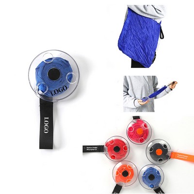 Disc Roll Folding Shopping Bag