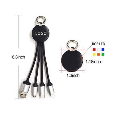 Light up charging cables