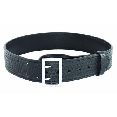 2¼" Basket Weave Synthetic Leather Belt