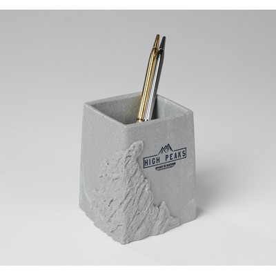 Chiseled Edge Pencil Cup