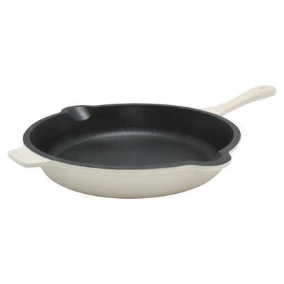 BergHoff Neo 10" Cast Iron Fry Pan, Meringue