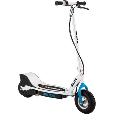 Razor USA E300 Electric Scooter - White/Blue (Bb)