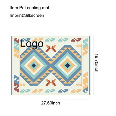 Ultra Breathable Pet Cooling Mat Dog Cat Cooling Pad 28"x20"