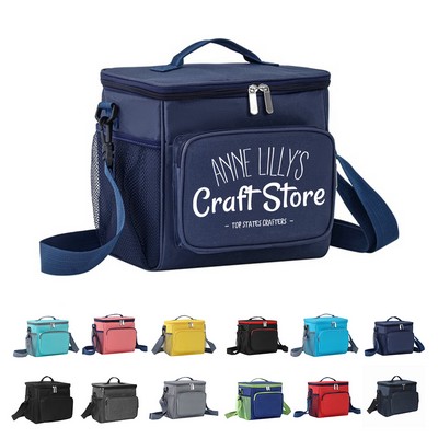 Non-woven Insulated Lunch Bag with Double Zip