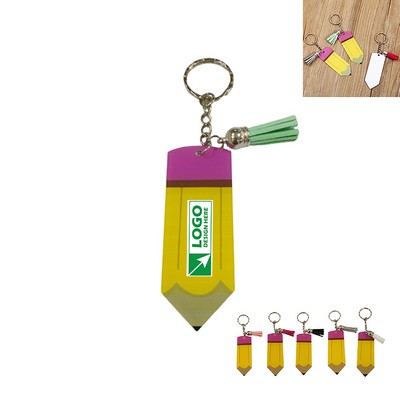 Pencil Charms Keychain